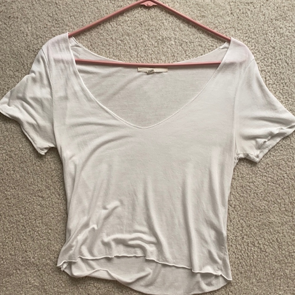 white t shirt cropped from urban